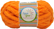 Bright Orange Chunky Chenille Yarn