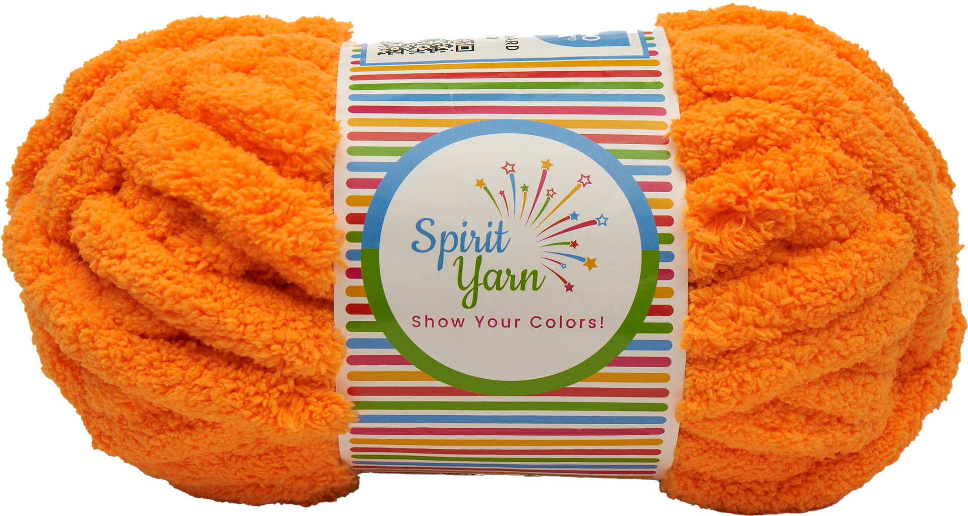 Bright Orange Chunky Chenille Yarn