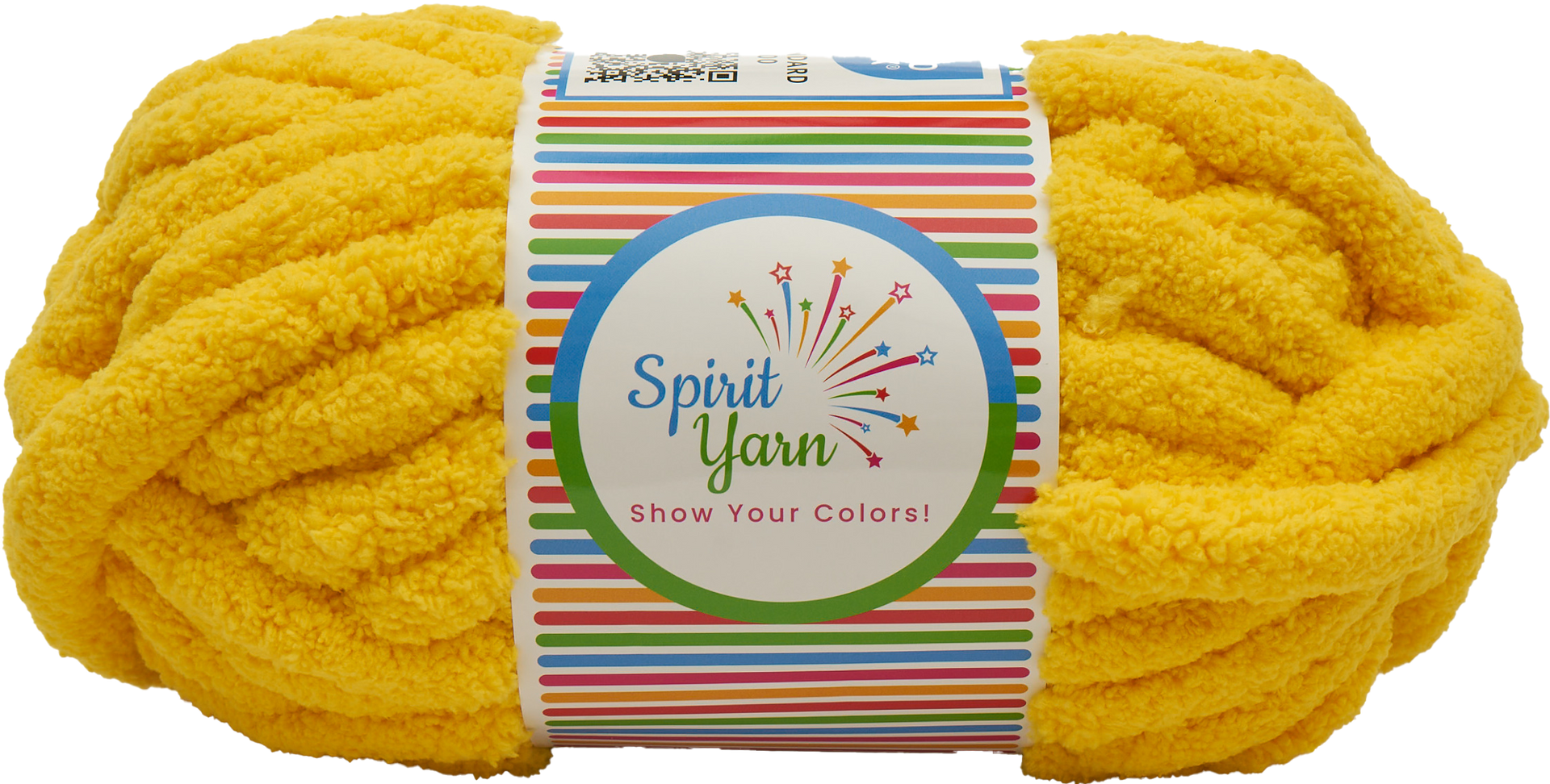 Bright Yellow Chunky Chenille Yarn