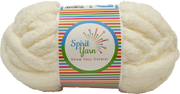 Cream Chunky Chenille Yarn