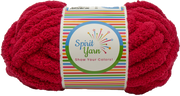 Crimson Chunky Chenille Yarn