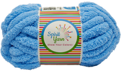 Light Blue Chunky Chenille Yarn