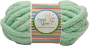 Mint Green Chunky Chenille Yarn