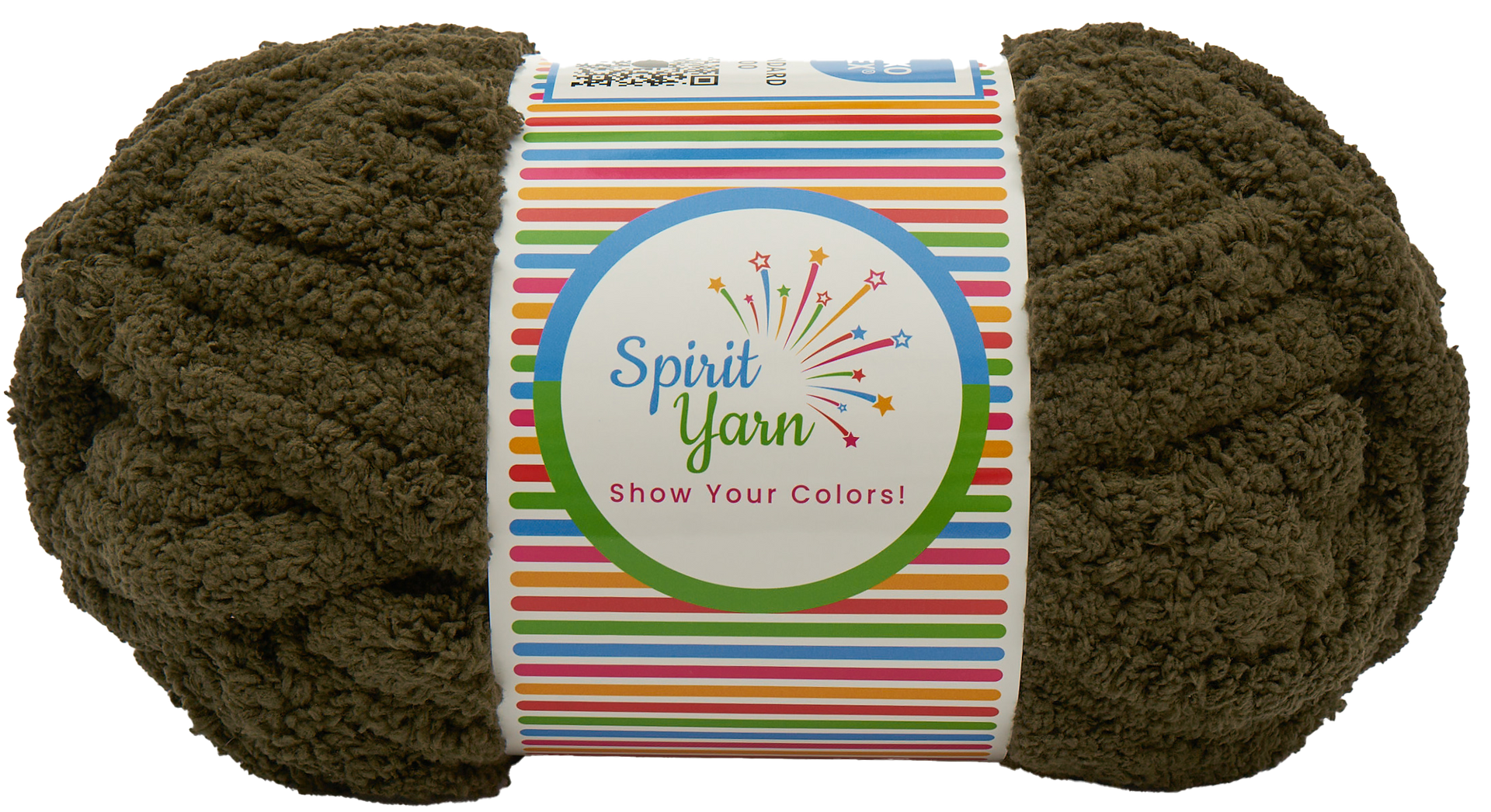 Olive Chunky Chenille Yarn